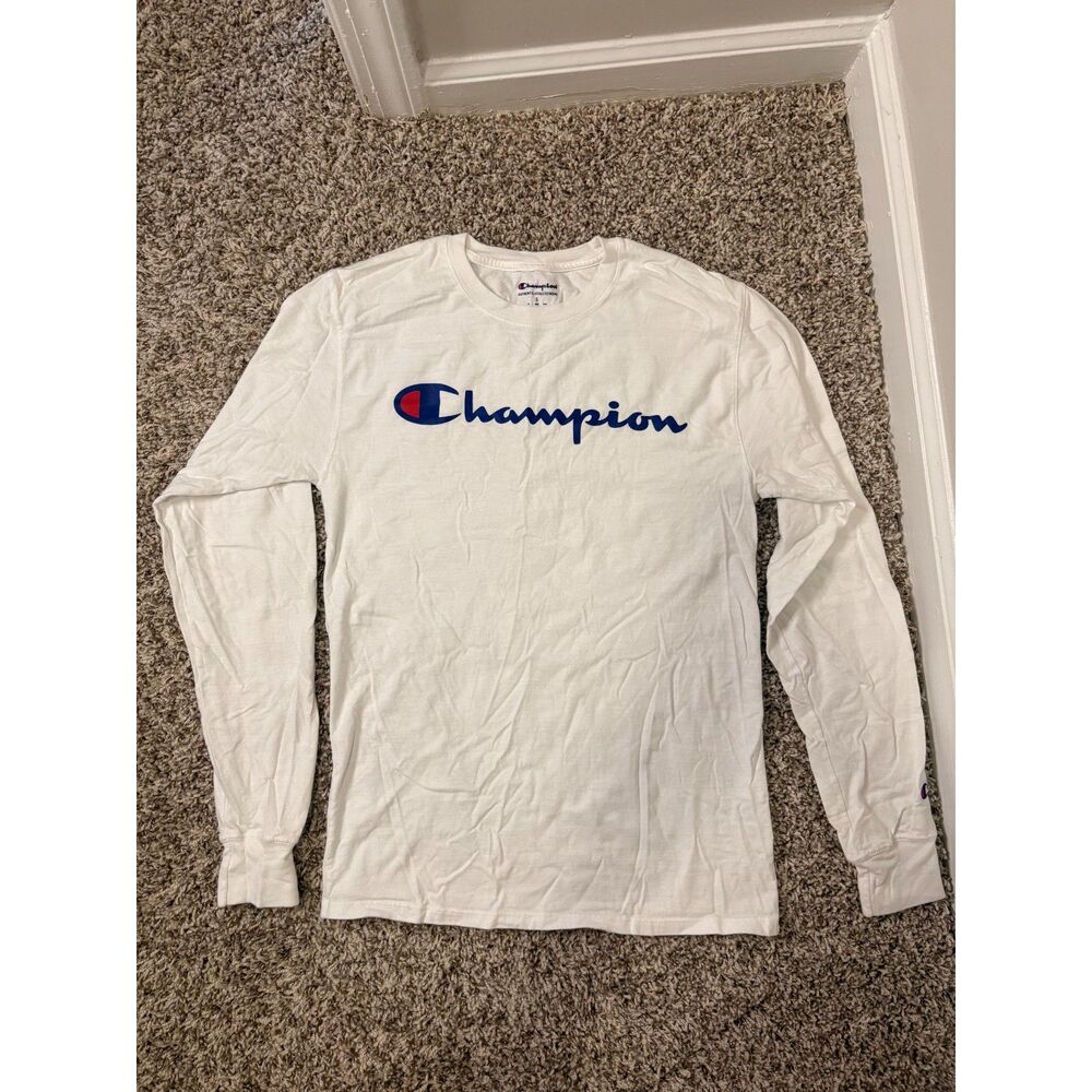 Champion White Long Sleeve Shirt